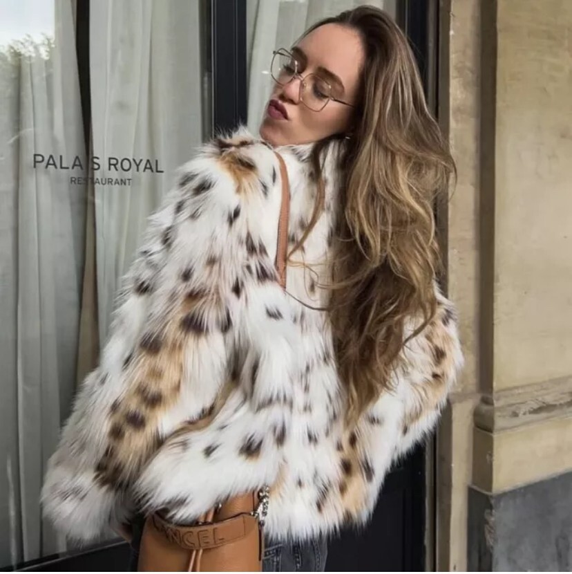 ZARA FAUX FUR JACKET ZW COLLECTION LEOPARD NEW FW24/25 SIZES ZARA FAUX FUR JACKET ZW COLLECTION LEOPARD NEW FW24/25 SIZES