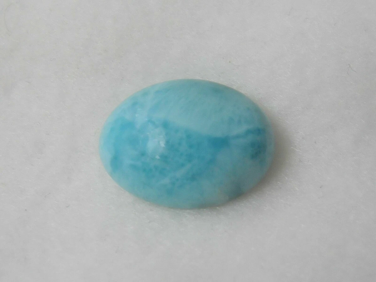 Cabochon Larimar Naturel - Pierre Bleue République Dominicaine (10g) #LC74