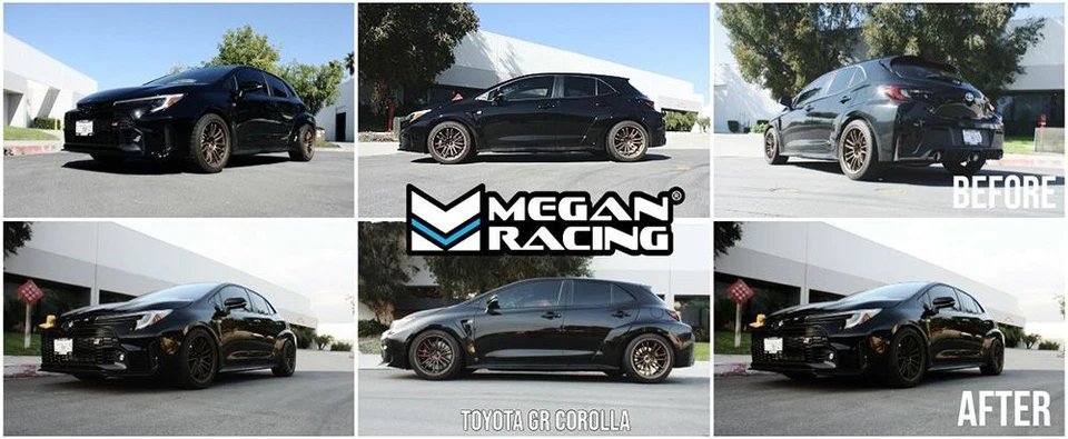 Amortiguador MEGAN 32way Street Coilover + resorte inferior para Toyota GR Corolla 23-25 Foto 3 de 4