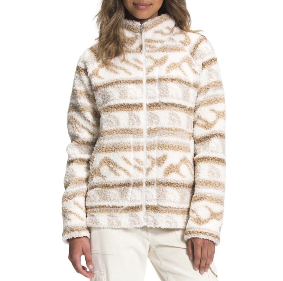即納*THE NORTH FACE*WOMENS RIDGE FLEECE FULL ZIP*NF0A5AA9JK3 The North Face Women's Printed Ridge Fleece Full-Zip Jacket