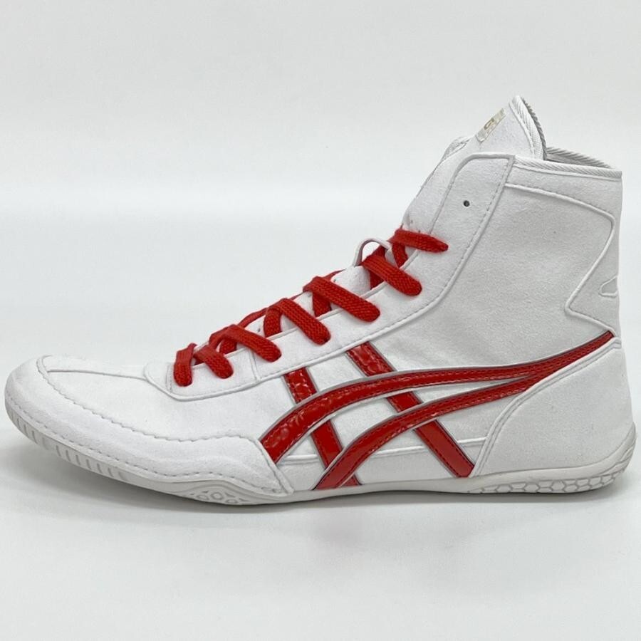 ASICS Wrestling Boxing Shoes EX-EO (TWR900) White x White x Red x