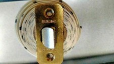 SCHLAGE 2 3/8" SPRING LATCH , ROUNDED CORNER BRASS FINISH TUBULAR LATCH SETS