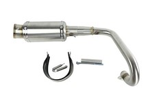 Monkey Edelstahlauspuff obenliegend kurz für Honda Monkey Z50 Skyteam Monkey u.a