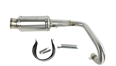 Monkey Edelstahlauspuff obenliegend kurz für Honda Monkey Z50 Skyteam Monkey u.a