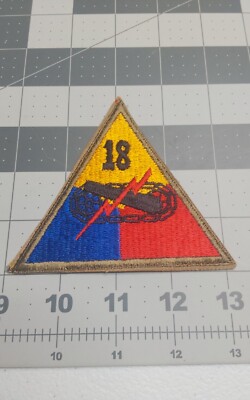 WWII US Army 18th Armored Division Patch | eBay