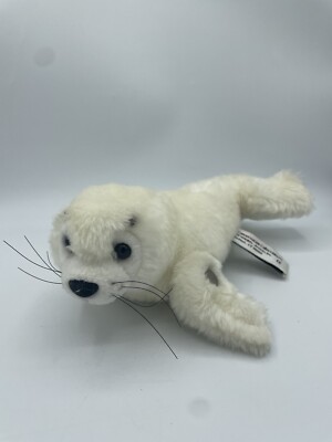 Wildlife Artists White Seal Conservation Collectibles Stuffed Animal 9''