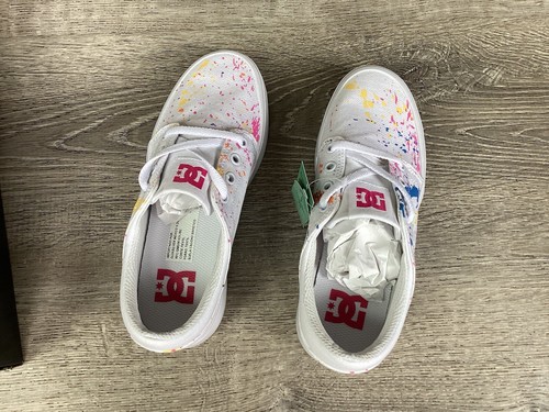 DC Womens Shoes Trase Platform Splatter sneakers Size 5.5 New With Box ADJS30026 - Picture 8 of 17