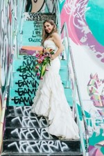 Matthew Christopher Dahlia Wedding Dress | US size 8