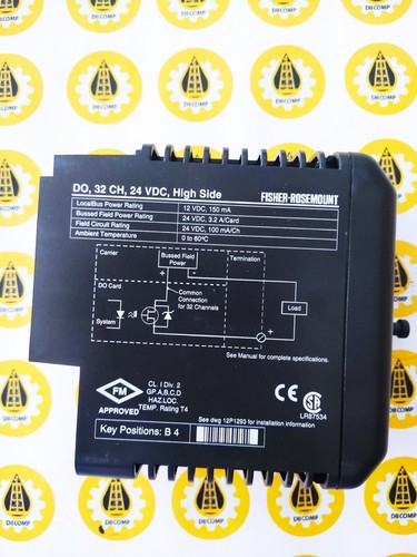 Fisher Rosemount Emerson 12P1985X042 REV E Discrete Out 32 CH 24 VDC - Picture 5 of 7