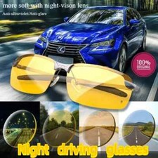 Day  Night Vision Polarized Sunglasses HD Driving Aviator Glasses UV400 Eyewear