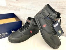 NEW Boys Polo Jay Athletic Black Hi Tops Youth