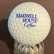 Collectable "MAXWELL COFFEE" FOOD BEVERAGE COFFEE LOGO ULTRA GOLF BALL VINTAGE
