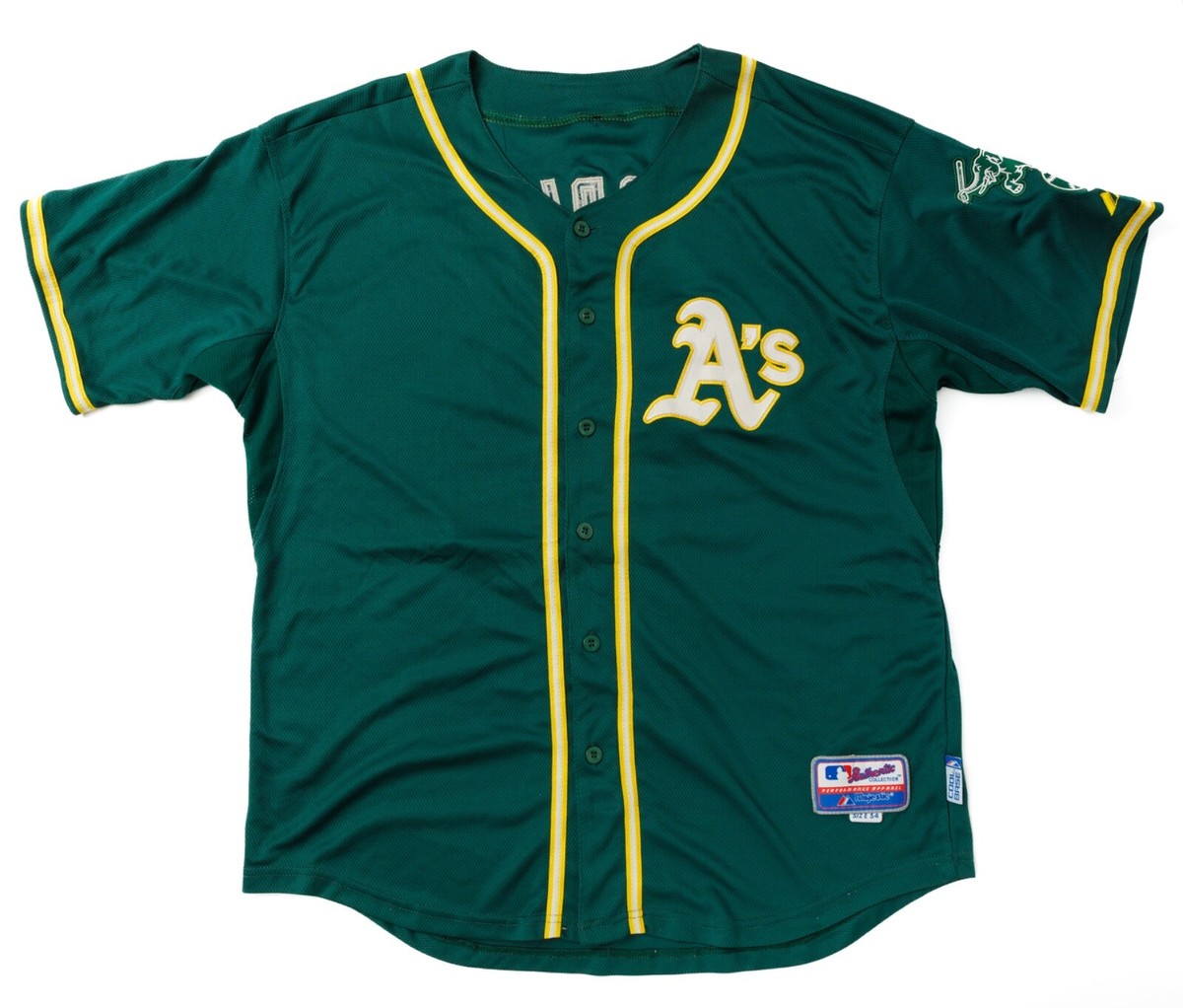 Oakland A's Athletics Reddick #22 Majestic Authentic Gold Jersey
