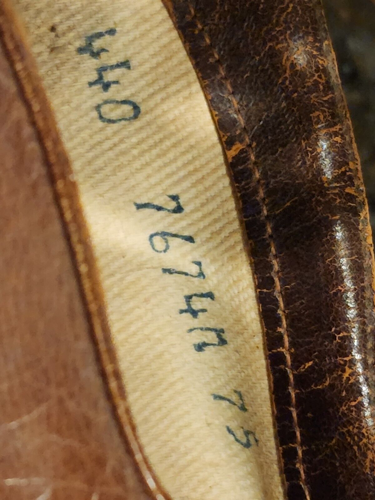 Antique Edwardian 1910-20's Shoes Brown Leather C… - image 11