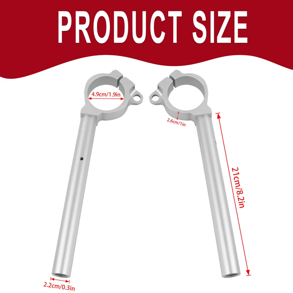 Manillar con clip izquierdo y derecho para Kawasaki Ninja ZX-10R ZX10R 2016-2020 2017 Foto 3 de 4