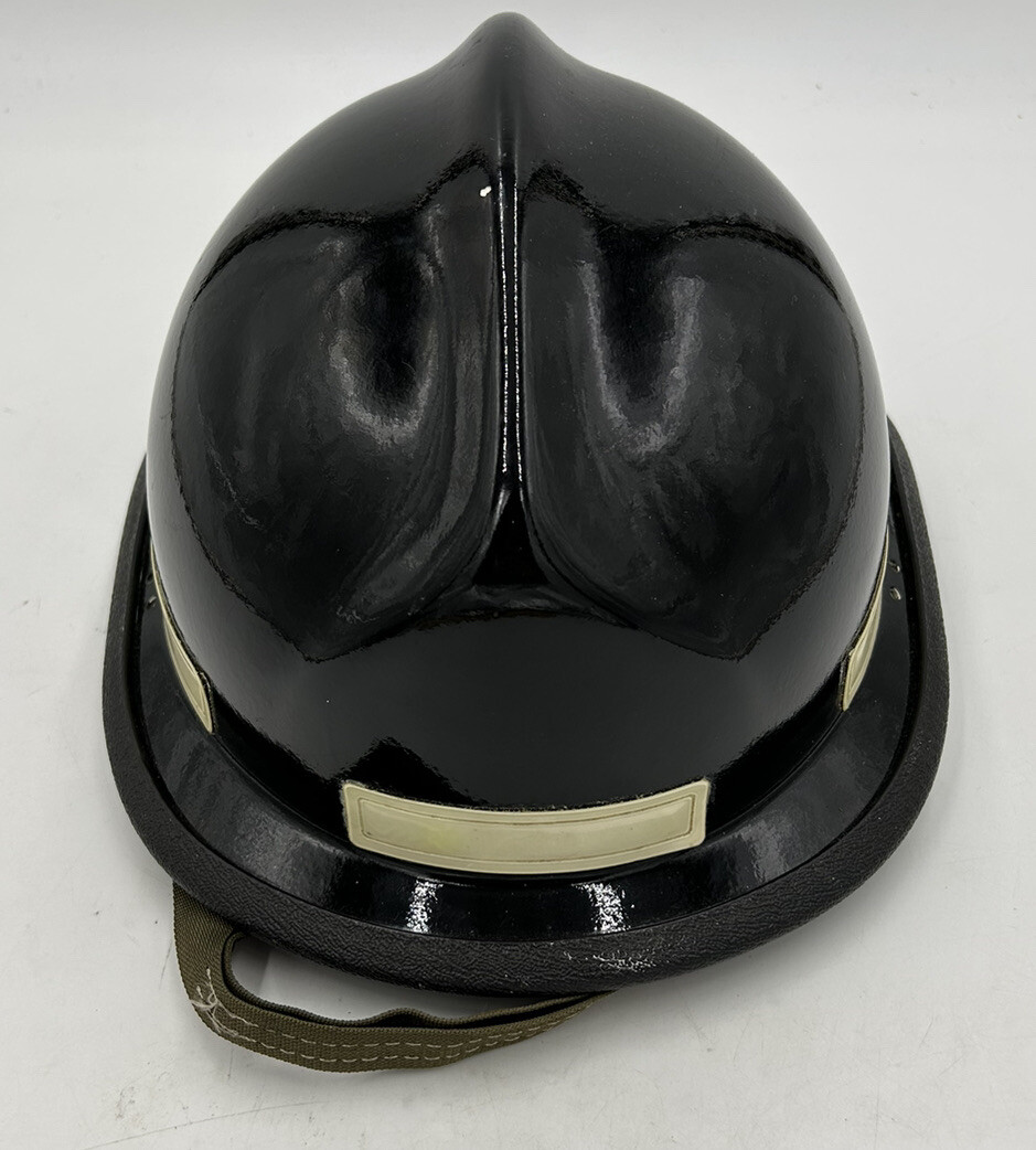 Cairns & Brother N660C Metro Firefighter Helmet Black USED FREE