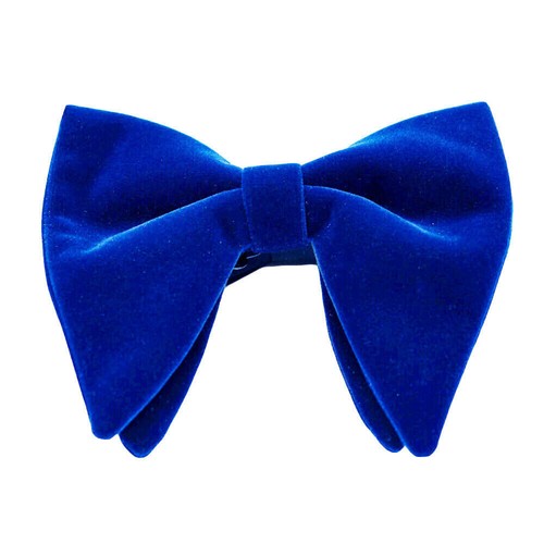 Men Velvet Oversized Big Bow Tie Wedding Party Tuxedo Business Formal bow Tie- - 第 12/17 張圖片