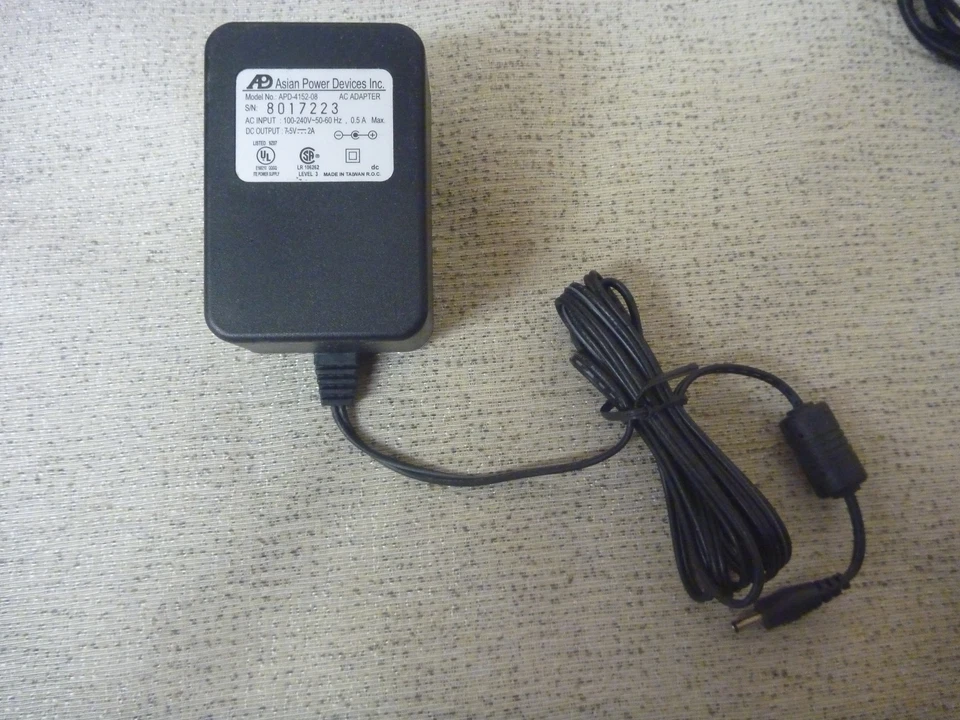 APD-4152-08 AC Power Supply Adapter Output 7.5V 2.0A 2000mA 3.45mm X 1.35mm tip - Image 3 of 4