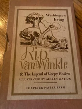 Rip Van Winkle & legend of sleepy hollow, Washington peter pauper press