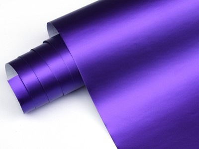 10,86 /m² Autofolie Violett Chrom Matt Metallic 10m x 152cm m Luftkanäle X304