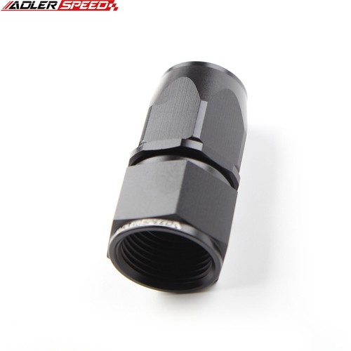 ADLERSPEED AN12 -12AN Straight Swivel Hose End Oil Fuel Gas Line Adaptor Black - Foto 2 di 6