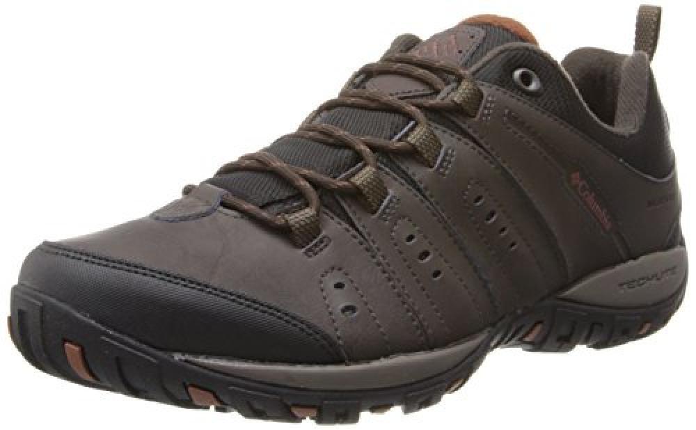 (TG. 45 EU) Columbia Woodburn II Waterproof, Scarpe da Nordic Walking Uomo, Marr