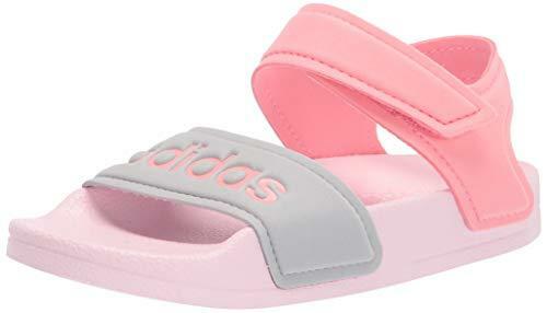 adidas Adilette Sandal Slide, Clear 