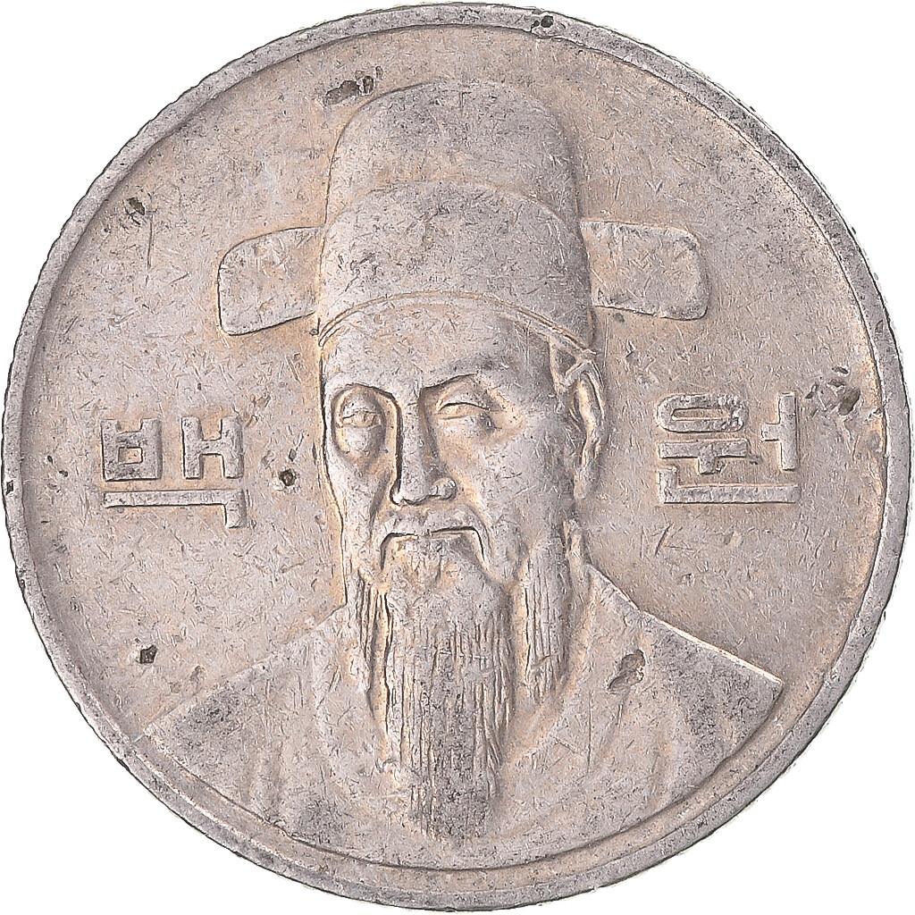 1351668] Coin, Korea, 100 Won, 1990 | eBay