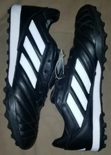 Adidas Copa Gloro TF Low Turf Soccer Cleats Black White FZ6121 - Men's Size 12