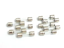 SET OF 10 EACH NEW F5 AL 250V F5AL250V 5A 5MM x 20MM FUSES 