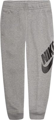 Sz 4 NIKE Boys Little Fleece Jogger Pants Gray Black 86D948-042 NWT