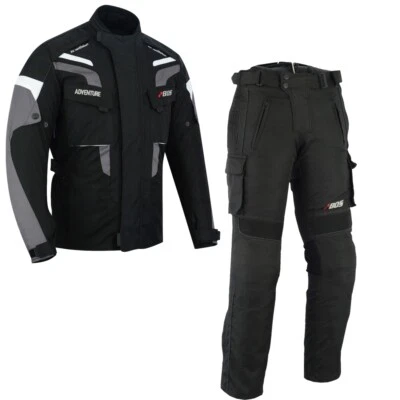Adventure Motorrad Kombi Herren Jacke & Hose Biker Motorrad Touren Kombi Neu - Bild 1 von 4