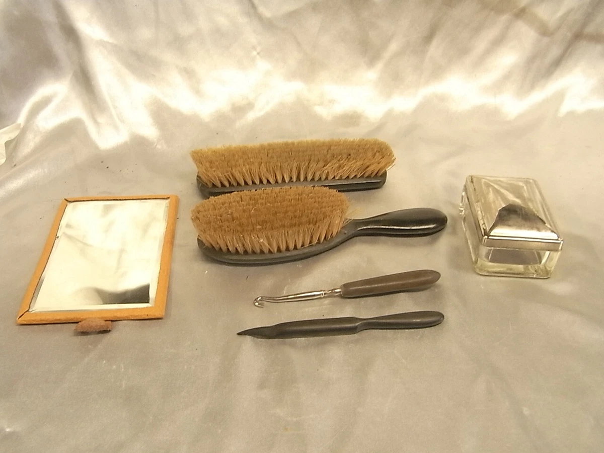 Nécessaire De Toilette Ancien Pour Homme Début 20ème Siècle - Vintage Rare Et Beau, Occasion