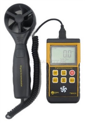 Backlight TM826 Thermomoter Digital Lcd Anemometer Wind Speed Velocity Meter ia