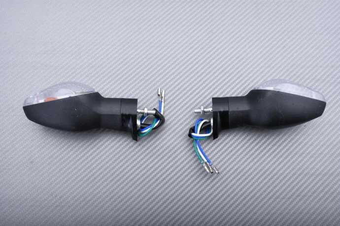 Paire Clignotants Avant D/G Blancs Clairs Pour HONDA CB600F Hornet 600 2005-06 - Photo 3/4
