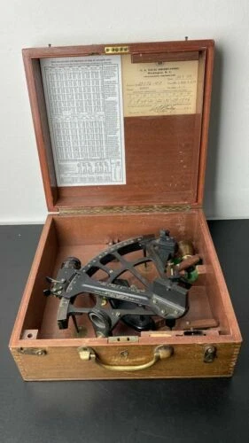 Antique Original Sextant Marine & Maritimes