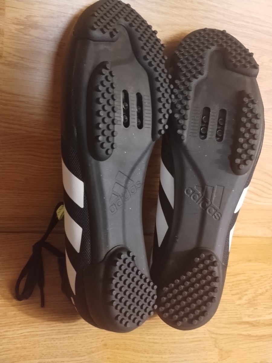 Adidas The Gravel 2.0 Cycling Shoes Black White Mens Size 