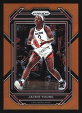 2023 Panini Prizm WNBA #121 Jackie Young Orange #/99