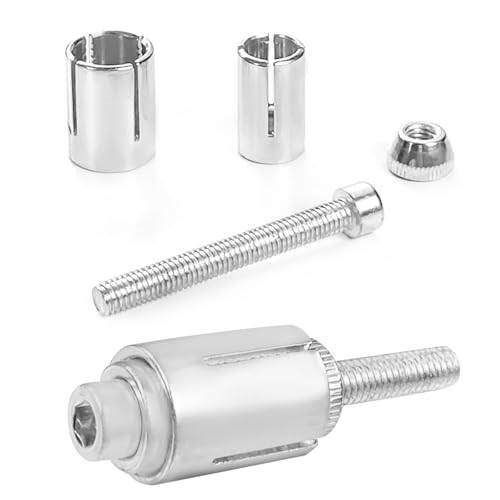2 Pack 13mm-19mm Motorcycle Handlebar Expansion Screw Set for 7/8'' Handle Bar - Picture 2 of 8