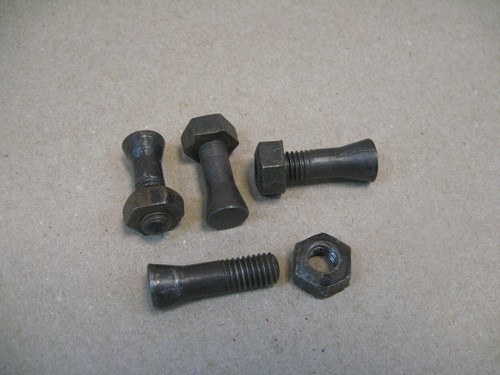 Antique 1892 Singer VS 27 Treadle Sewing Machine Set 4 Bevel Frame Bolts