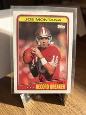1988 Topps - 1987 Record Breakers Joe Montana #4