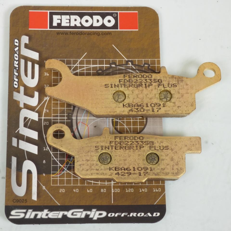Plaquette de frein Ferodo pour explorer en Quad Yamaha 550 YFM 2012