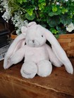 Precious Soft Bukowski Bunny Rabbit Plush Pale Pink Blush Bow 11” Adorable Nice — photo 8