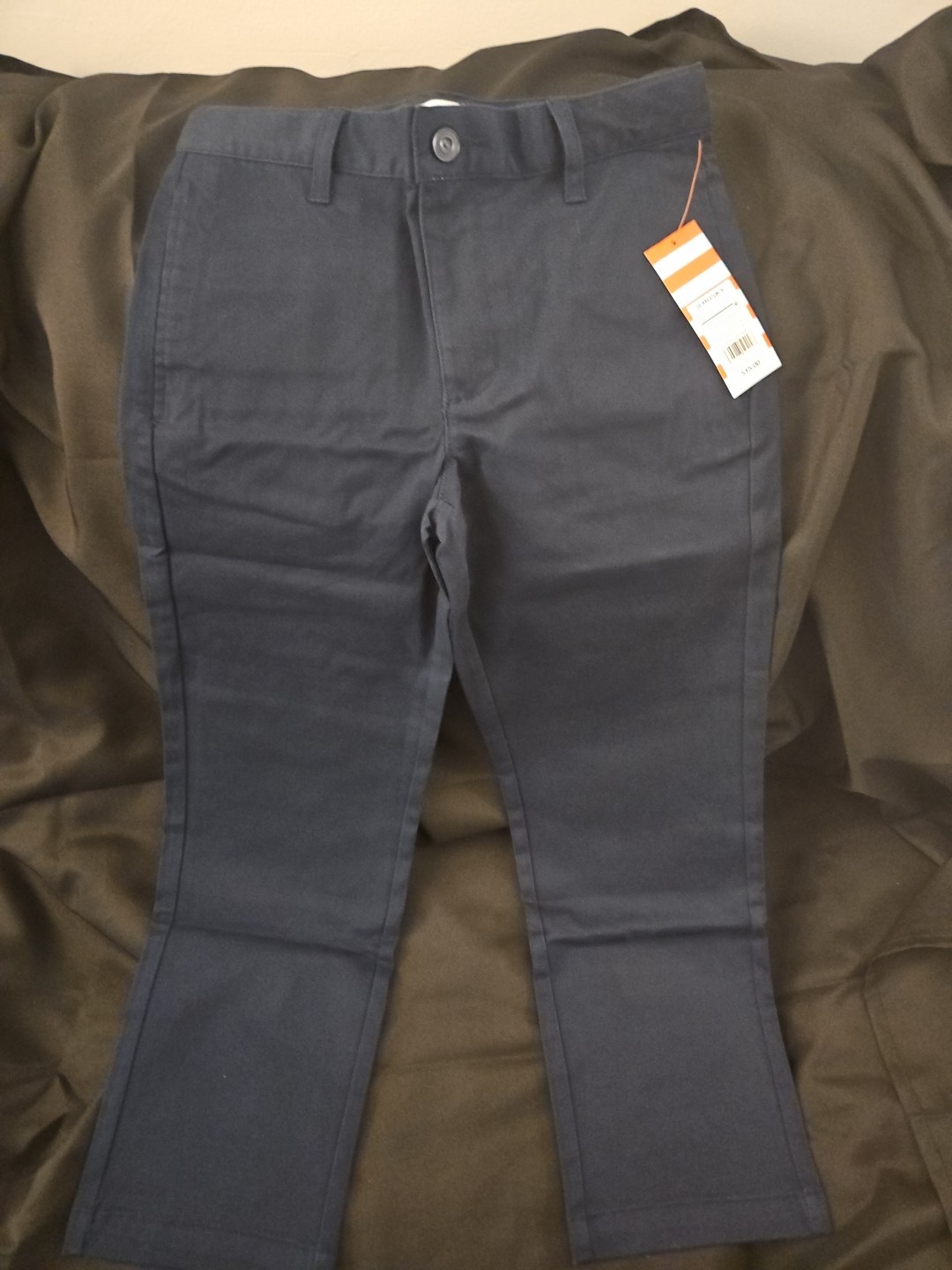 NWT CAT & JACK SCHOOL UNIFORM PANTS SIZE 8 DARK BLUE ( HUSKY)