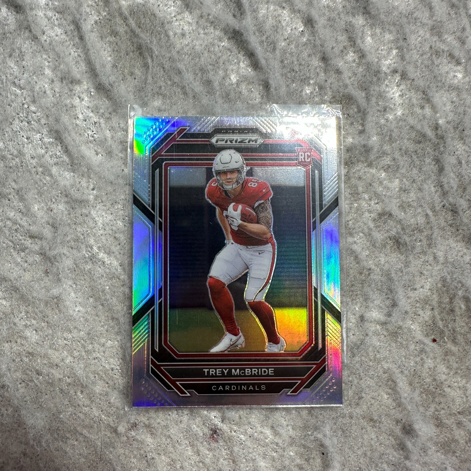 2022 Prizm Football Silver Rookie Card Trey McBride #327 Arizona Cardinals RC