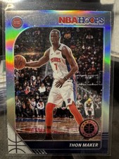Thon Maker Silver Prizm 2019-20 Hoops Premium Stock #58 Detroit Pistons NBA