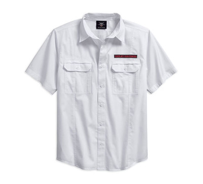 Harley-Davidson  Men's Checkerboard Graphic Short Sleeve Shirt, LARGE 96194-18VM