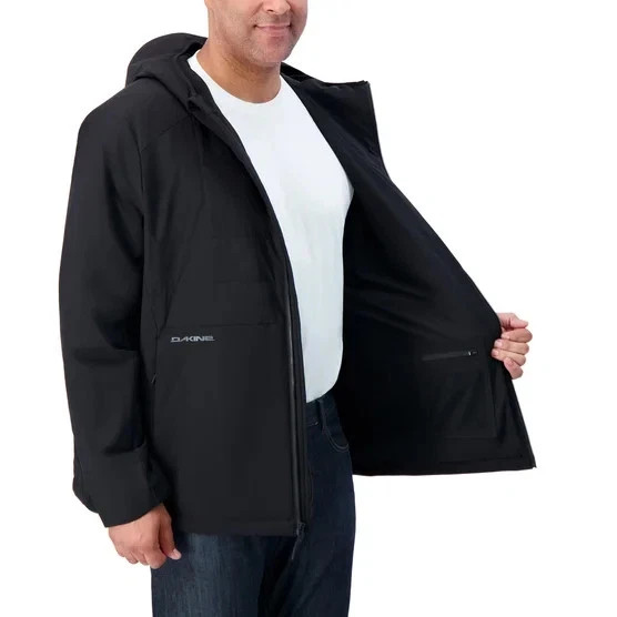 Dakine Men's Hooded Jacket Water & Wind Resistant Lightweight New
