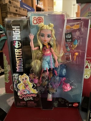 Monster High Lagoona Blue G3 & Her Fish Pet Neptuna With Accessories New
