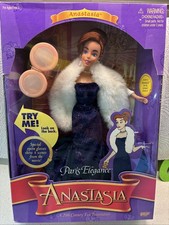Bambola vintage Disney Anastasia Paris Elegance Galoob 1997 nuova con scatola